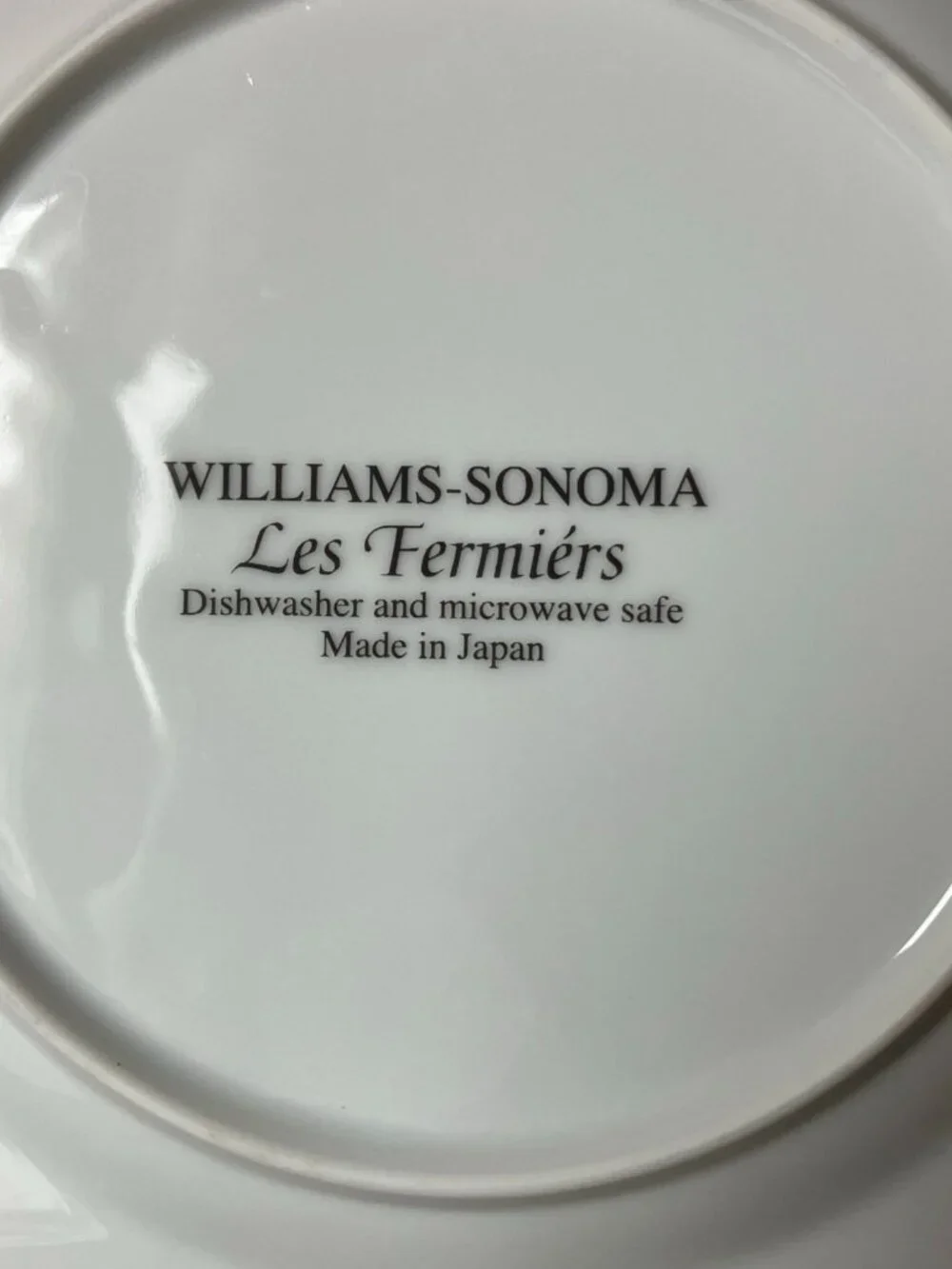 Williams Sonoma Les Fermiers Set of 4 Plates 8